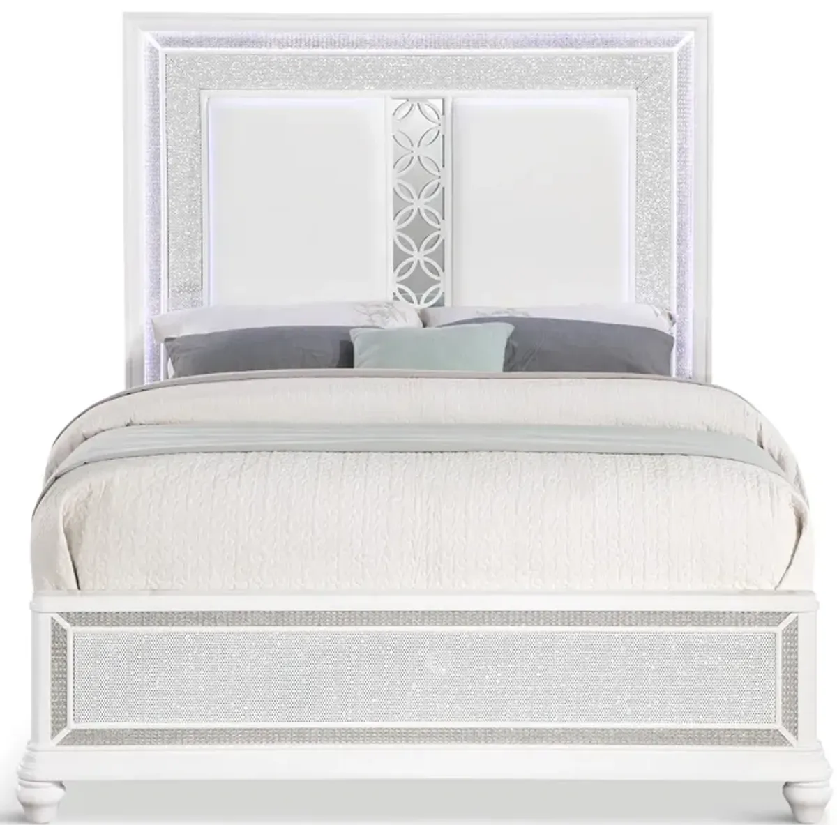 Shimmer Queen Upholstered Bed