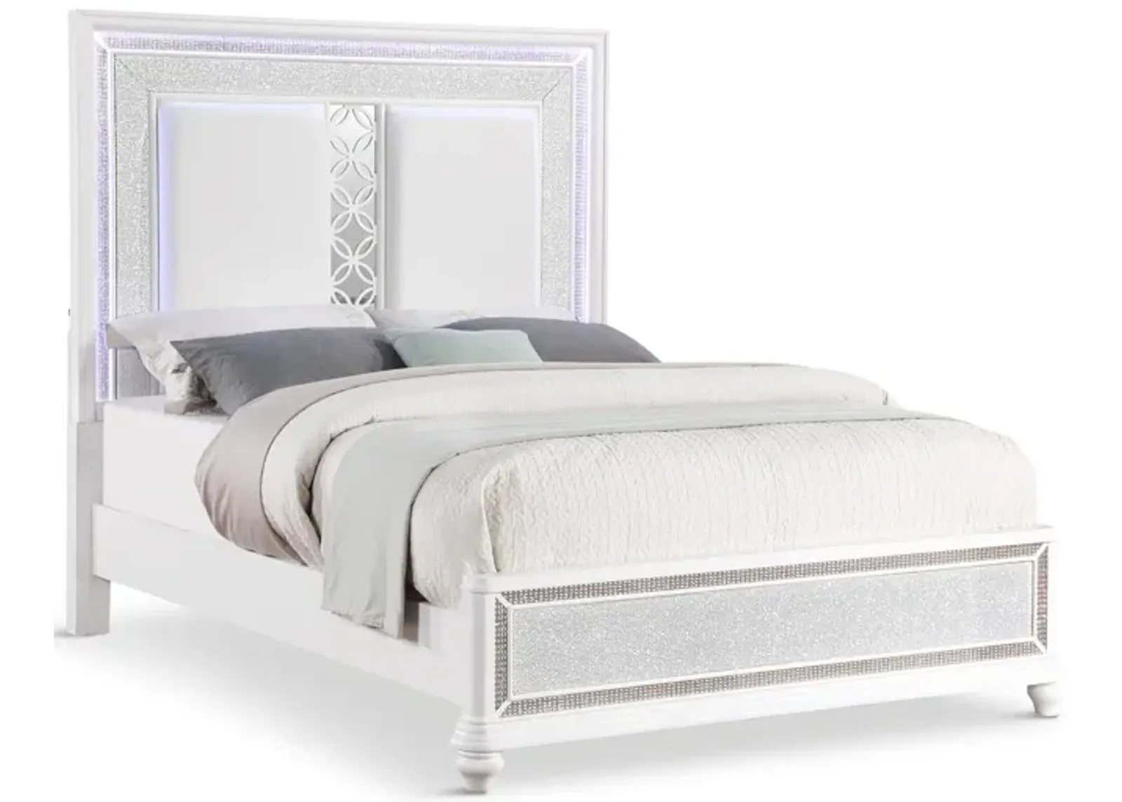 Shimmer Queen Upholstered Bed