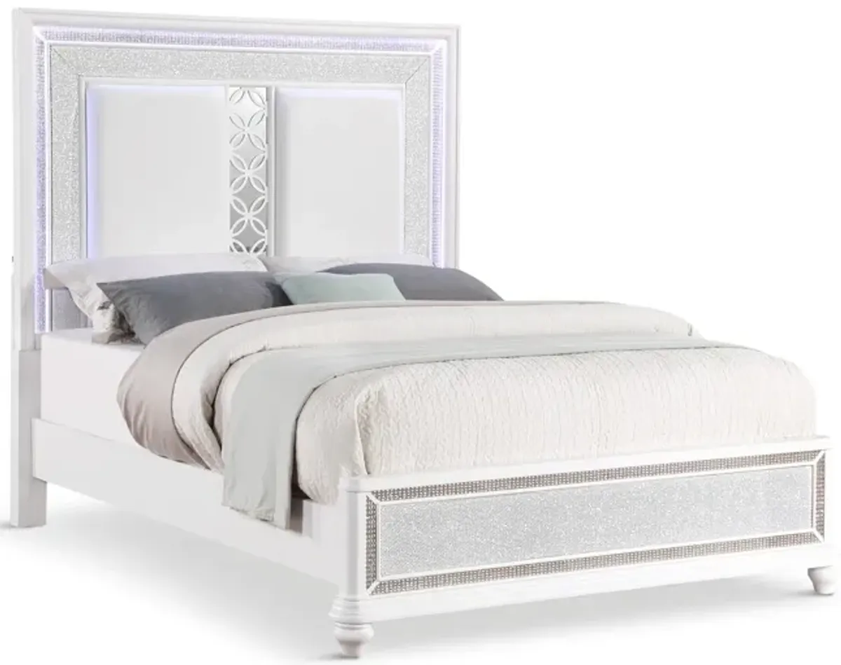 Shimmer Queen Upholstered Bed