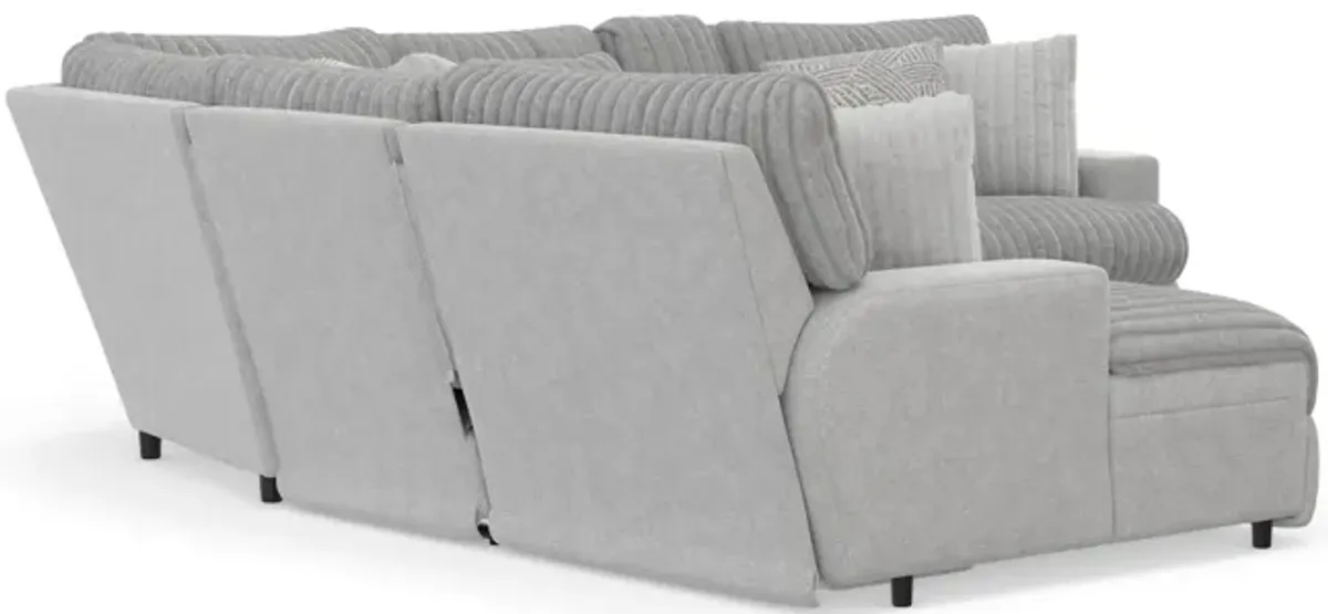 Cory 6 Piece Power Reclining Sectional - Left Chaise