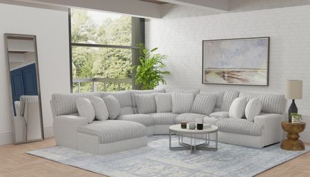 Cory 6 Piece Power Reclining Sectional - Left Chaise