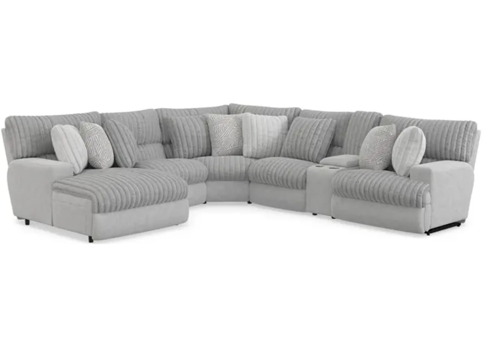 Cory 6 Piece Power Reclining Sectional - Left Chaise