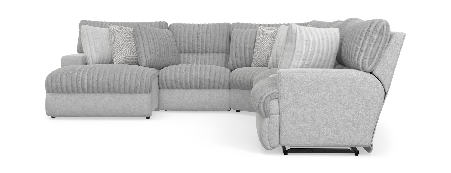 Cory 6 Piece Power Reclining Sectional - Left Chaise