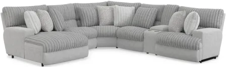 Cory 6 Piece Power Reclining Sectional - Left Chaise