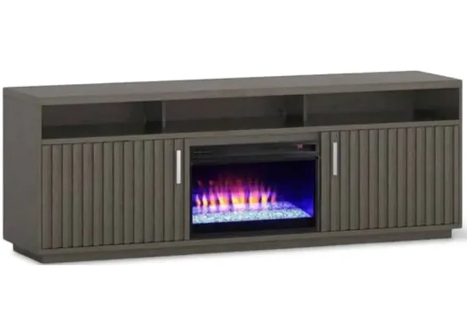 Logan 74  Smoke Fireplace Console