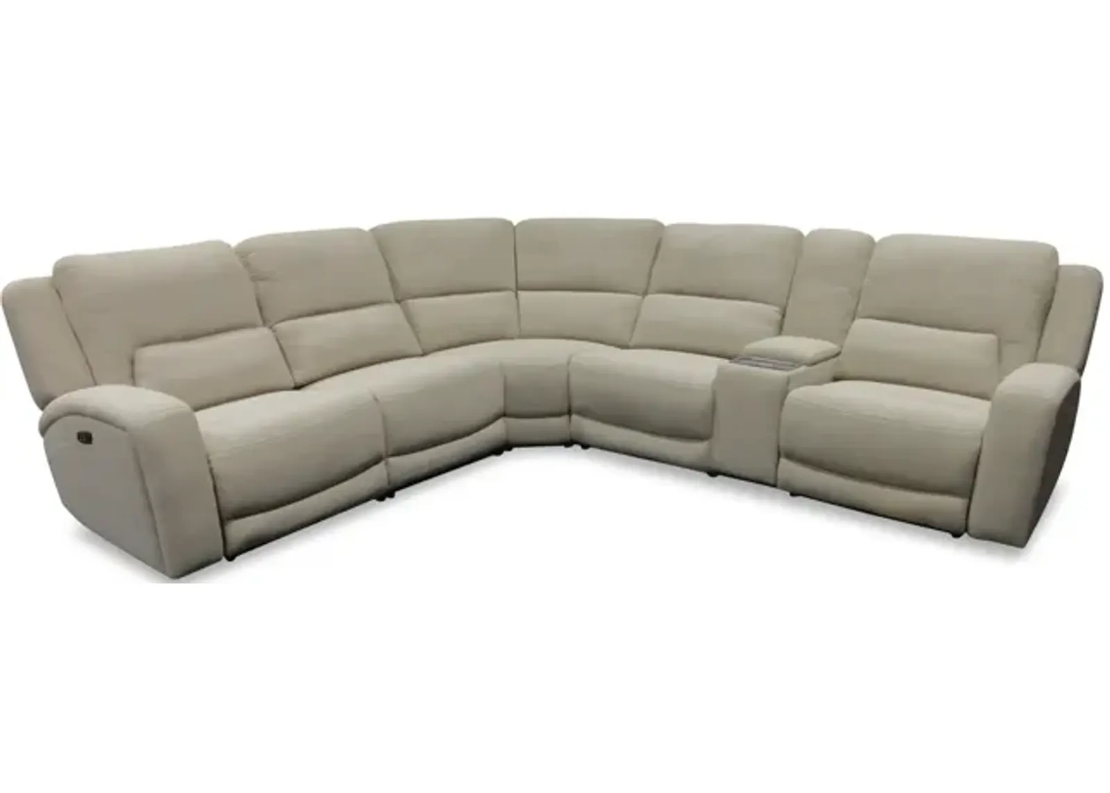 Slope 6 Piece Power Reclining Modular Sectional