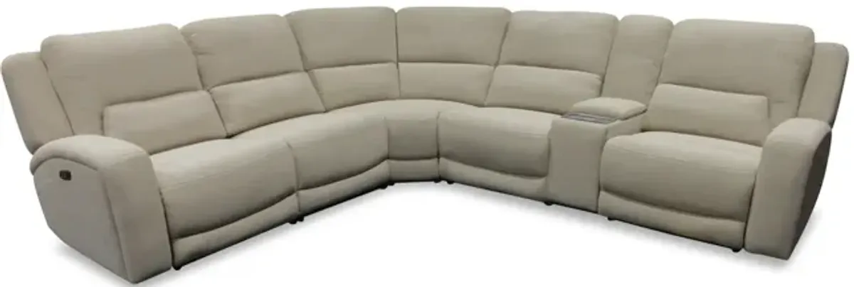 Slope 6 Piece Power Reclining Modular Sectional