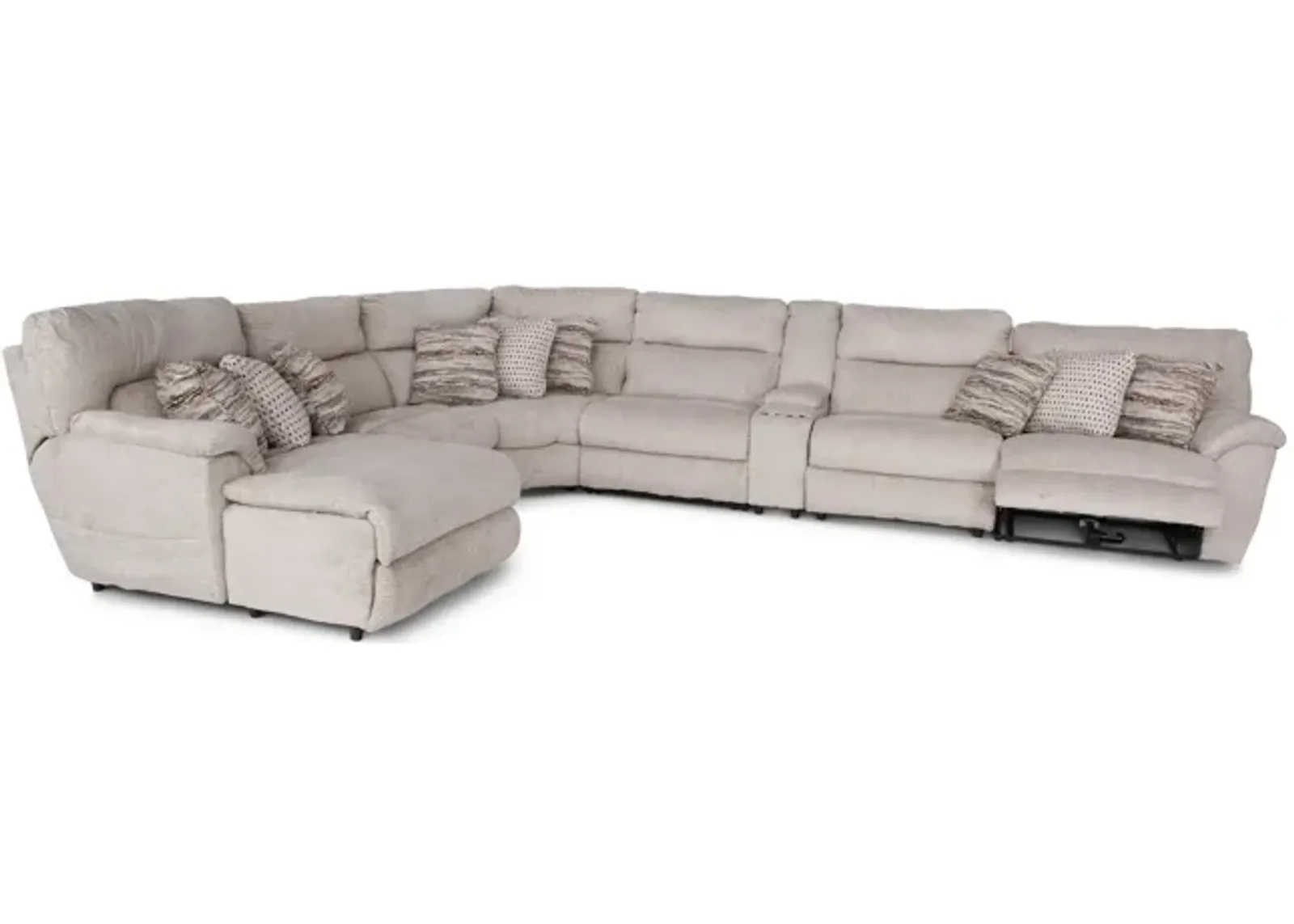 Retreat 7 Piece Power Reclining Sectional with Massage