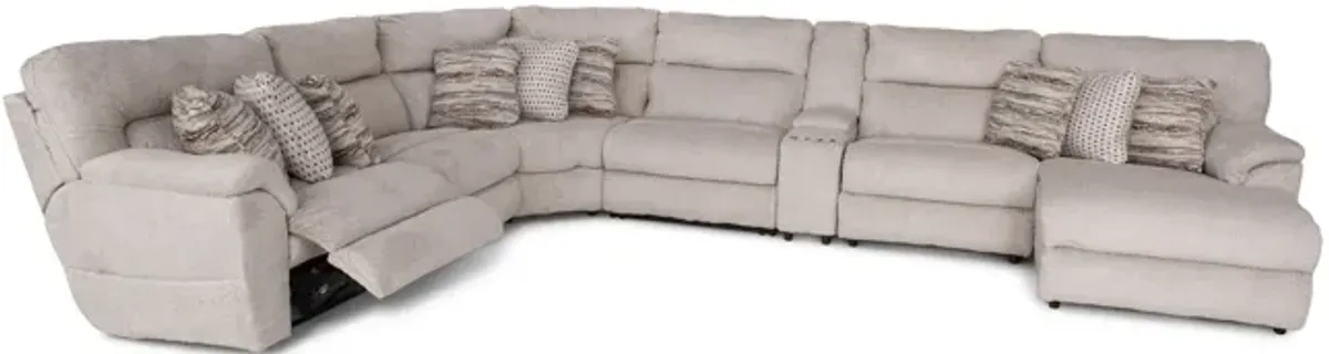 Retreat 7 Piece Power Reclining Modular Sectional with Massage