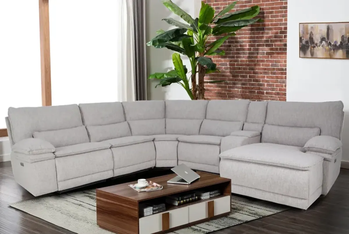 Leo 6 Piece Modular Reclining Sectional