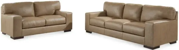Jasmine Leather Sofa And Loveseat Set