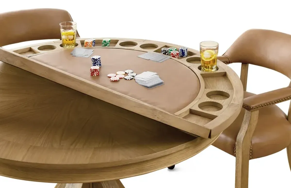 Rylie Round Table With Removable Game Top And 4 Chairs