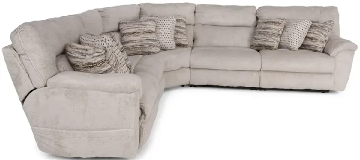 Retreat 5 Piece Power Reclining Modular Sectional with Massage