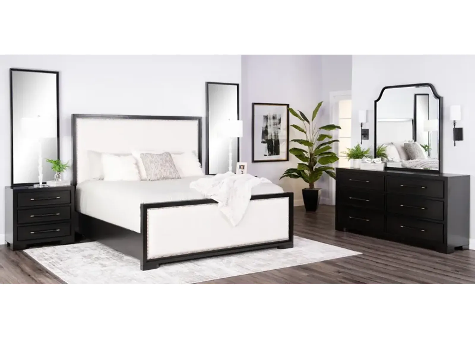 Layla Queen Upholstered Bedroom Suite