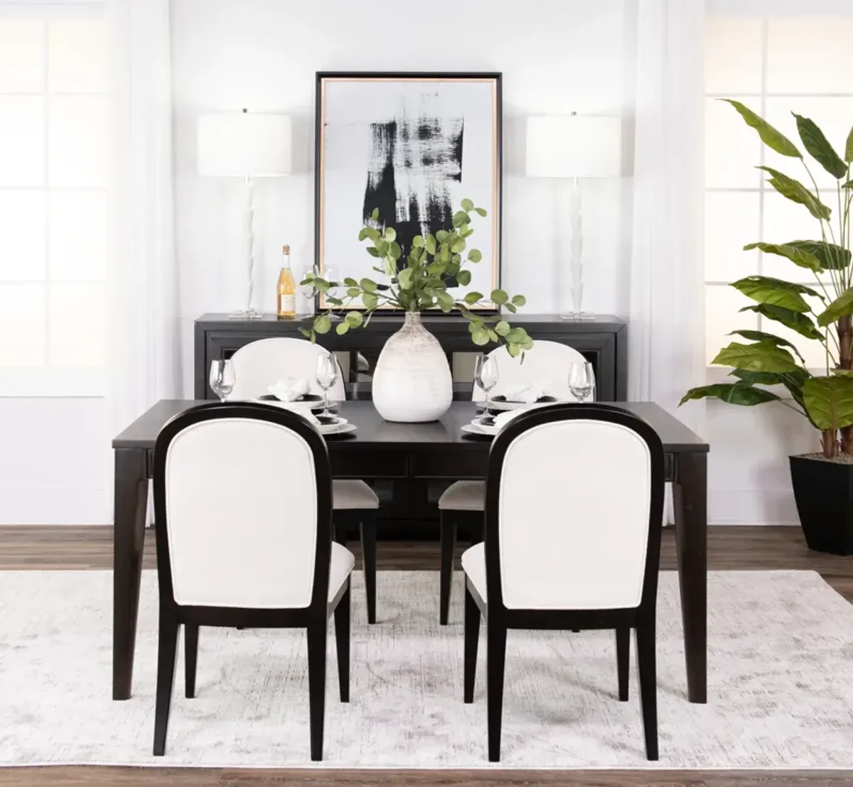 Layla Dining Table With 4 Chairs