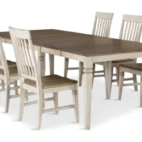 Beacon Leg Table with 4 Chairs
