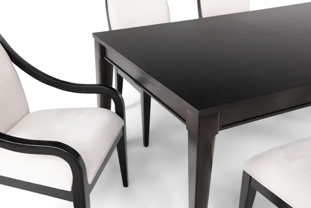 Layla Dining Table With 4 Side Chairs And 2 Arm Chairs