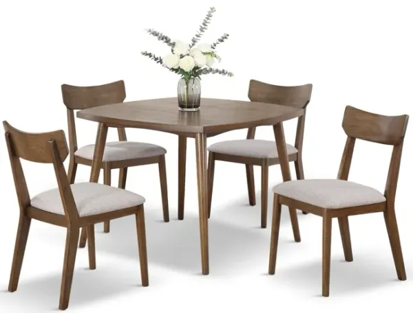 Weldon Dining Table With 4 Side Chairs