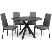 Asterisk 48  Round Dining With 4 Linea Chairs