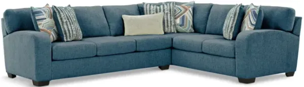 Theo Sectional - Blue