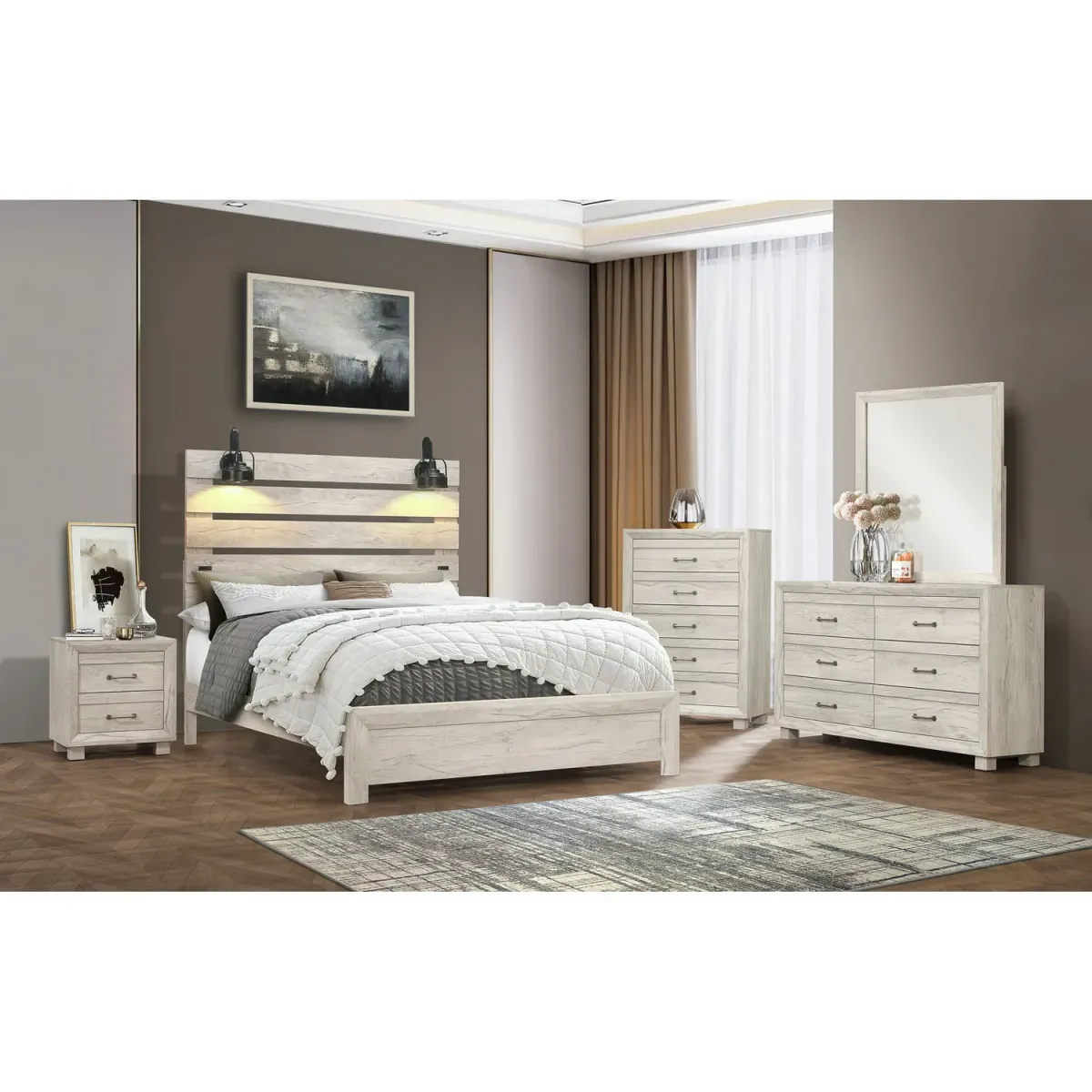 Winnie Full Bedroom Suite - White