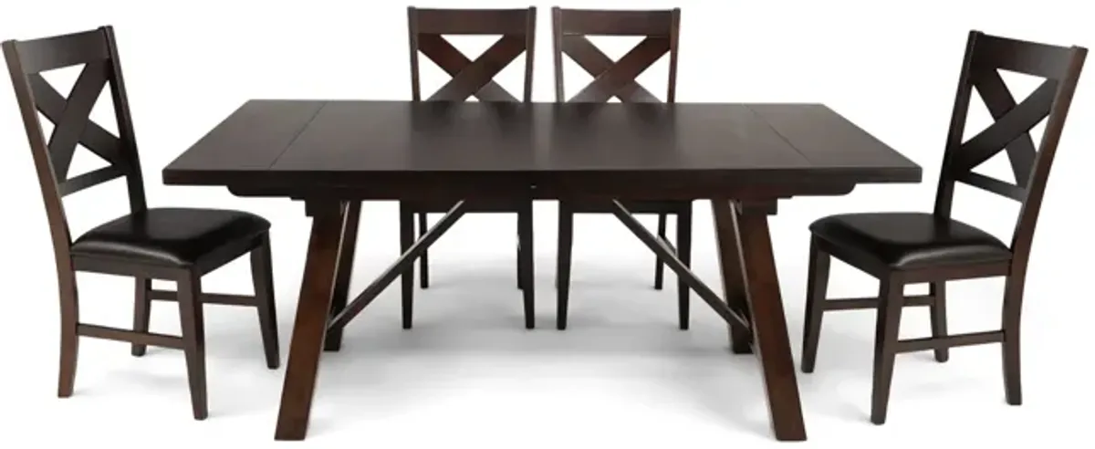 Sheridan II Dining Table With 4 Dining Chairs