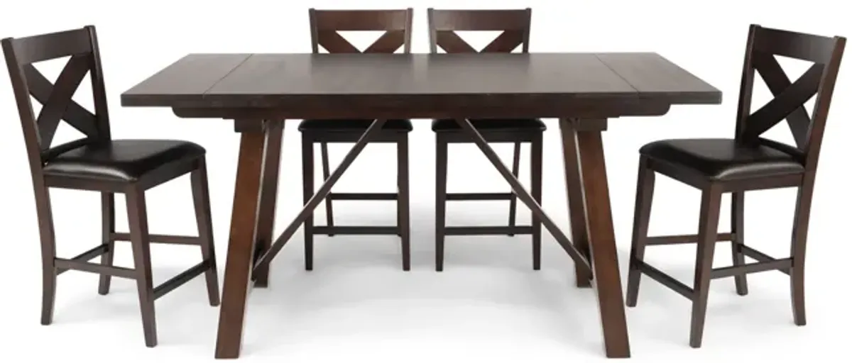 Sheridan II Counter Table with 4 Counterstools