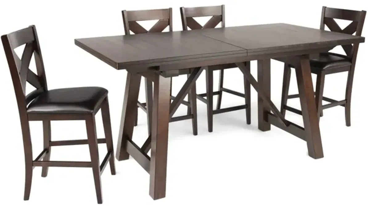 Sheridan II Counter Table with 4 Counterstools