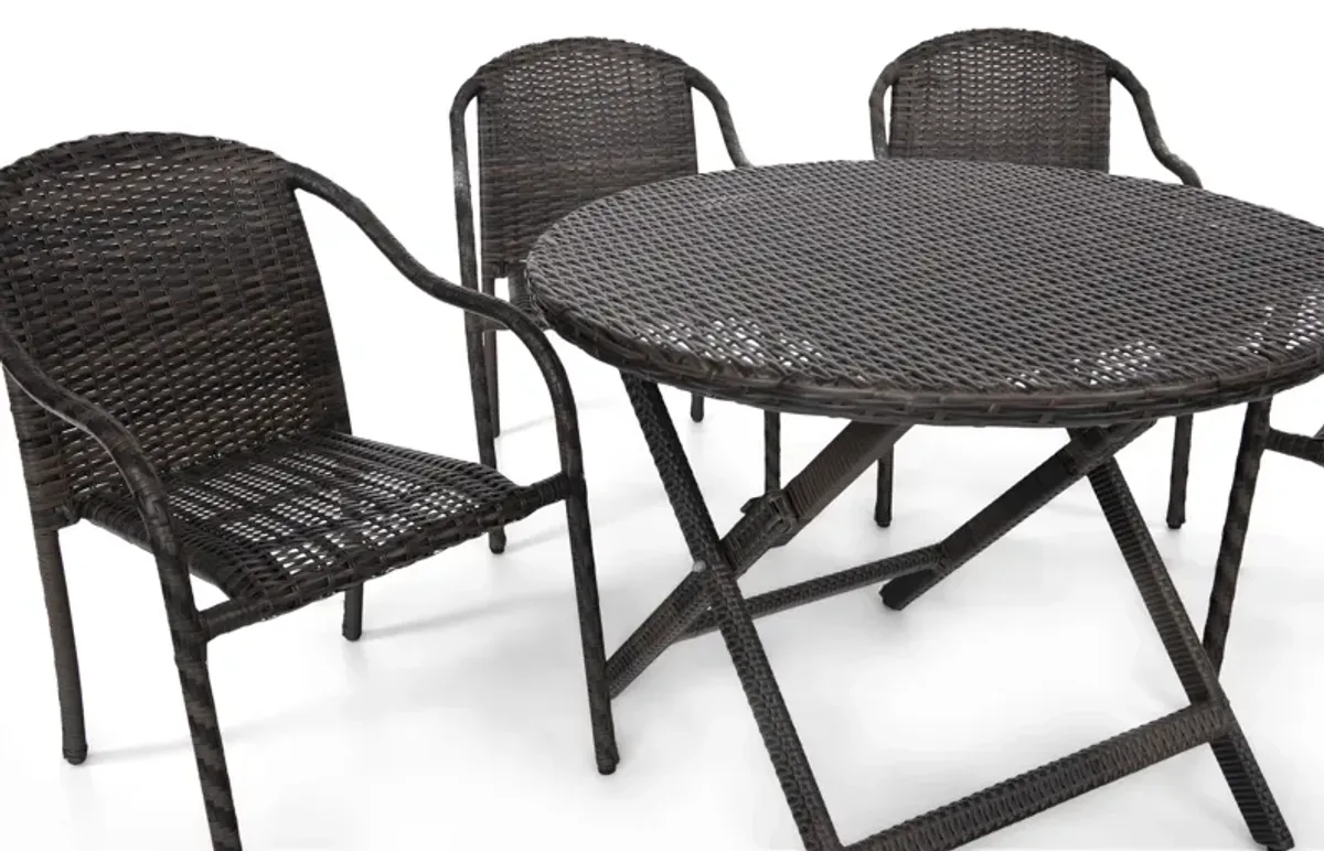 Cascade Vista 5 Piece Patio Dining Set - Round