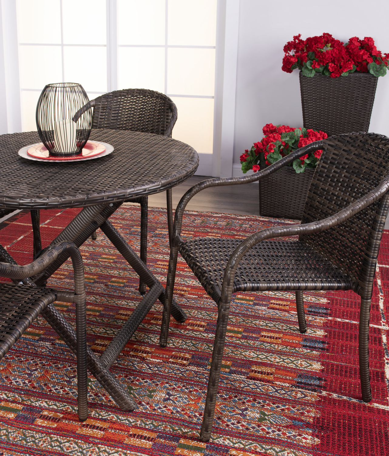 Cascade Vista 5 Piece Patio Dining Set - Round