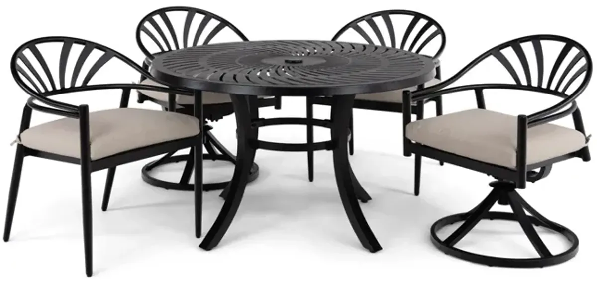 Wind 5 Piece Patio Dining Group