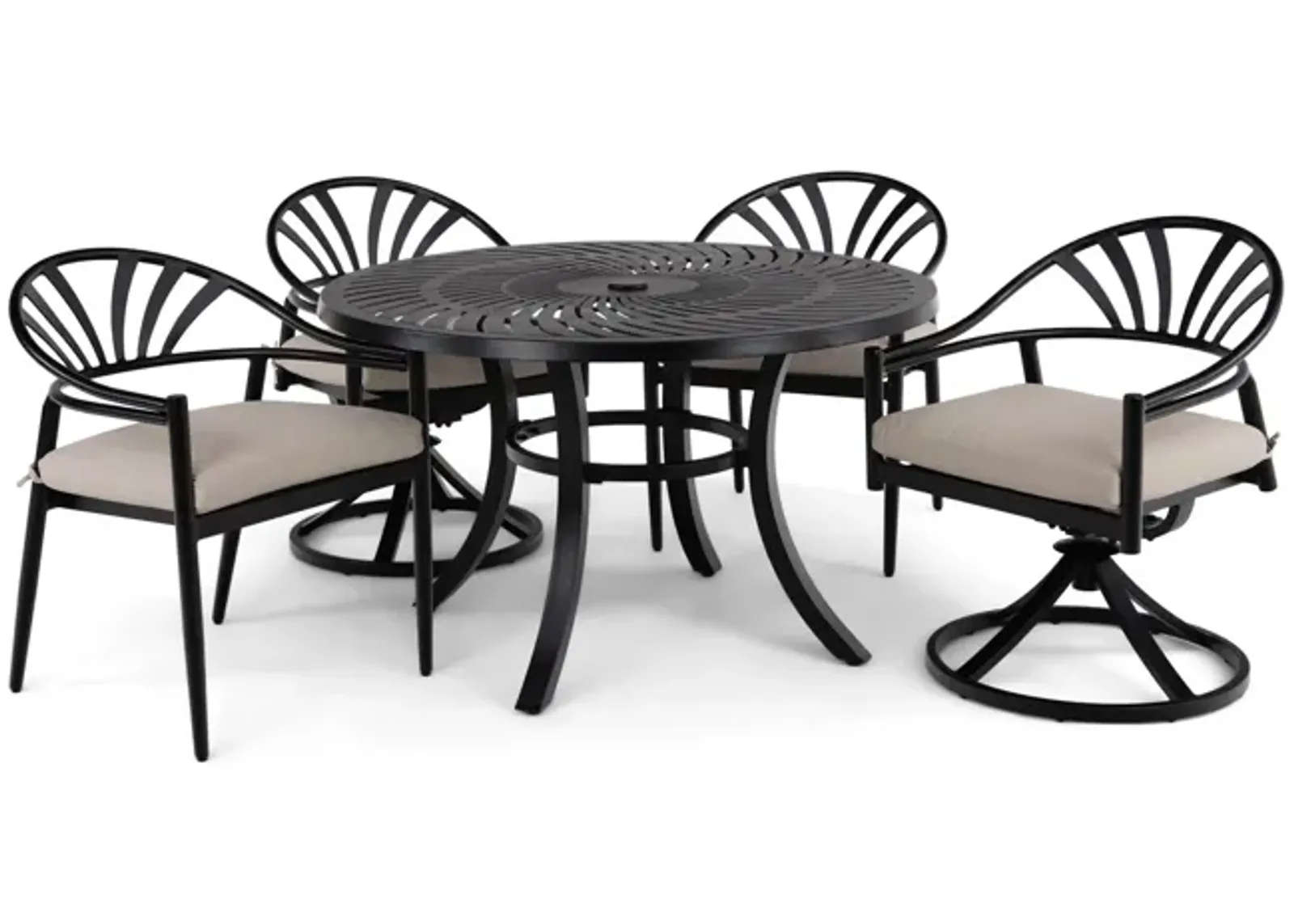 Wind 5 Piece Patio Dining Group