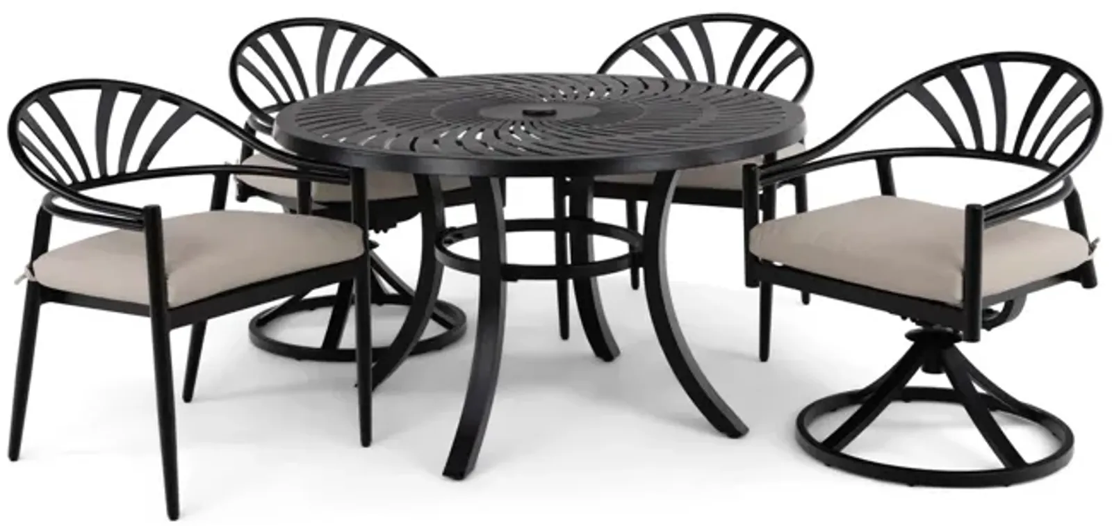 Wind 5 Piece Patio Dining Group