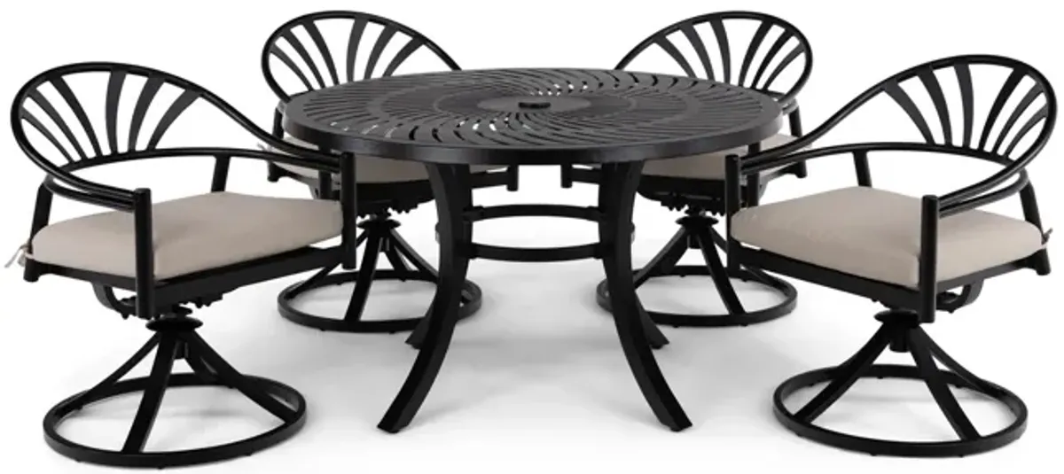 Wind 5 Piece Patio Dining Group