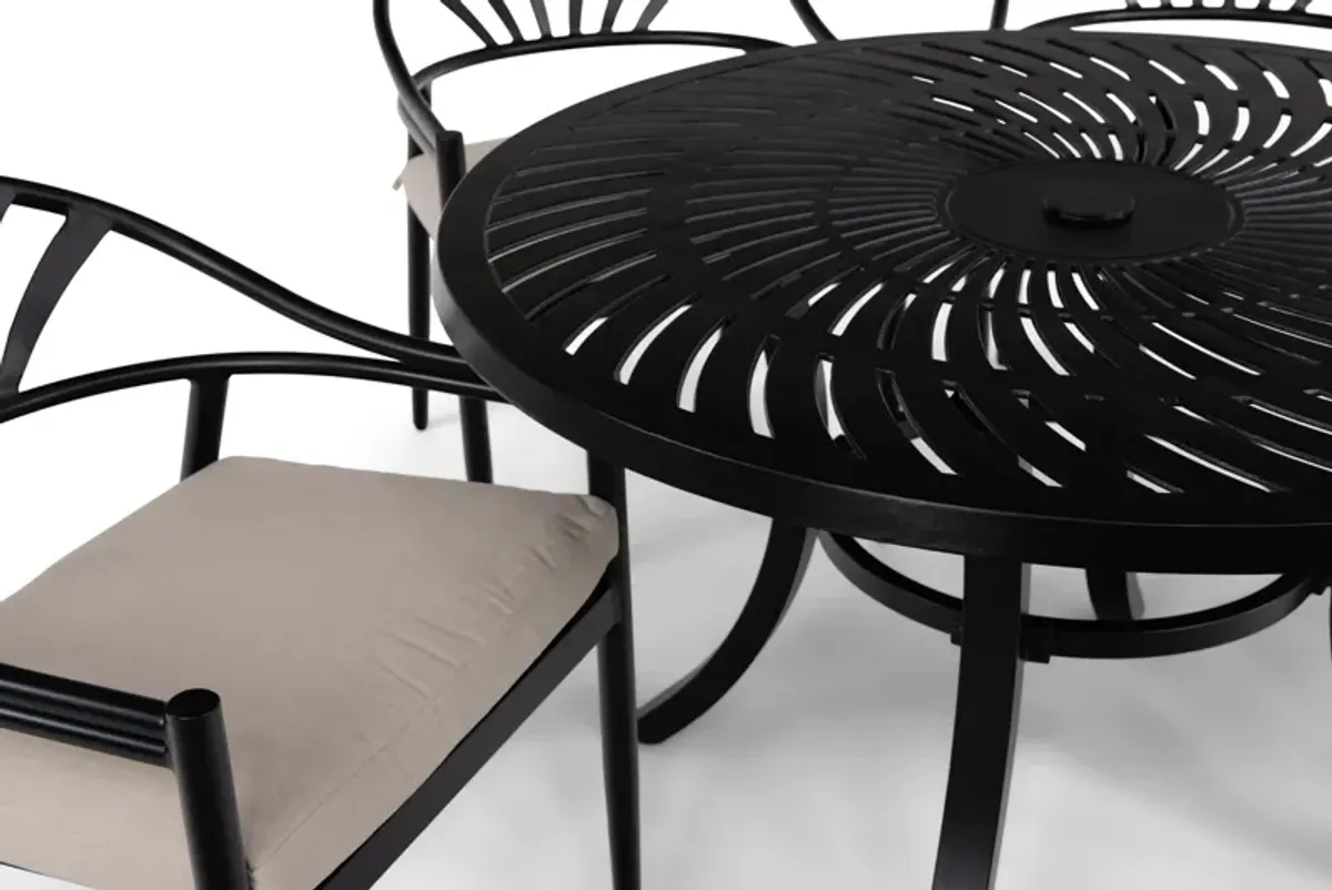 Wind 5 Piece Patio Dining Group