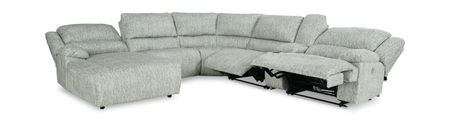 Athena 6 Piece Reclining Modular Sectional - Left Chaise