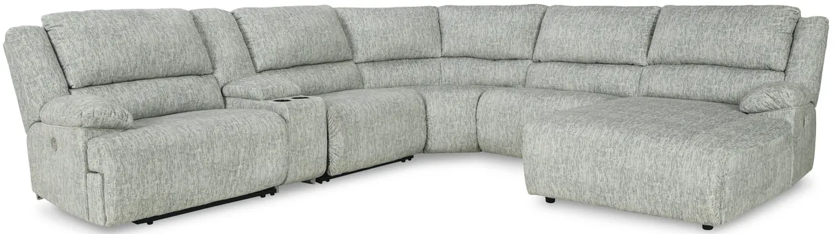 Athena 6 Piece Reclining Modular Sectional - Right Chaise