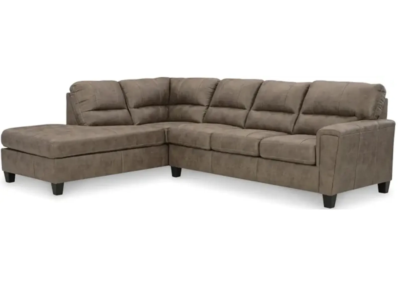 Kiri Sectional Left Chaise - Fossil