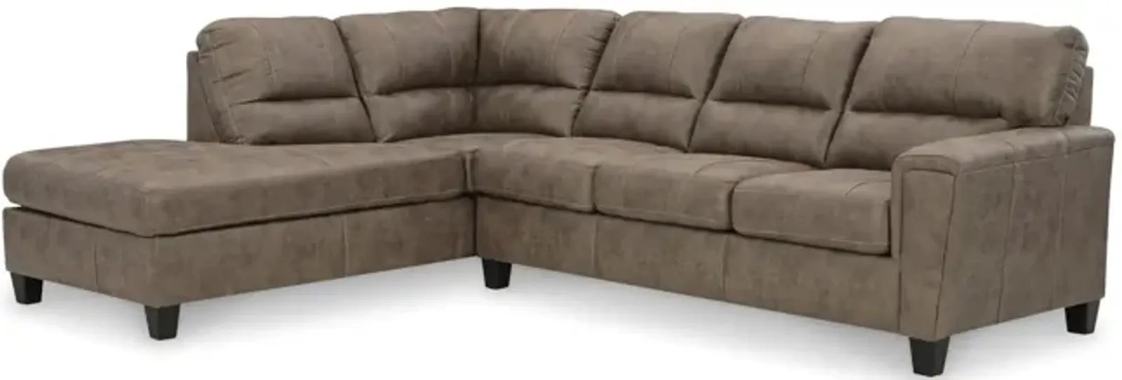 Kiri Sectional Left Chaise - Fossil