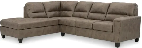 Kiri Sleeper Sectional Left Chaise - Fossil