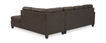Kiri 2 Piece Sectional Right Chaise - Chestnut