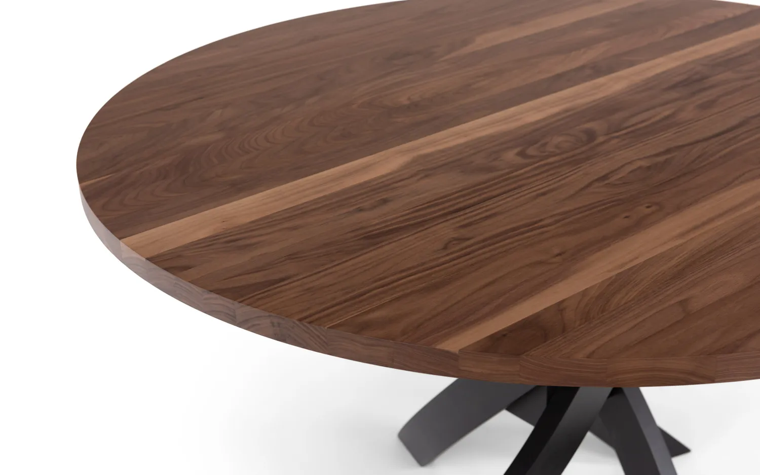 Le Noyer 54  Round Walnut Table