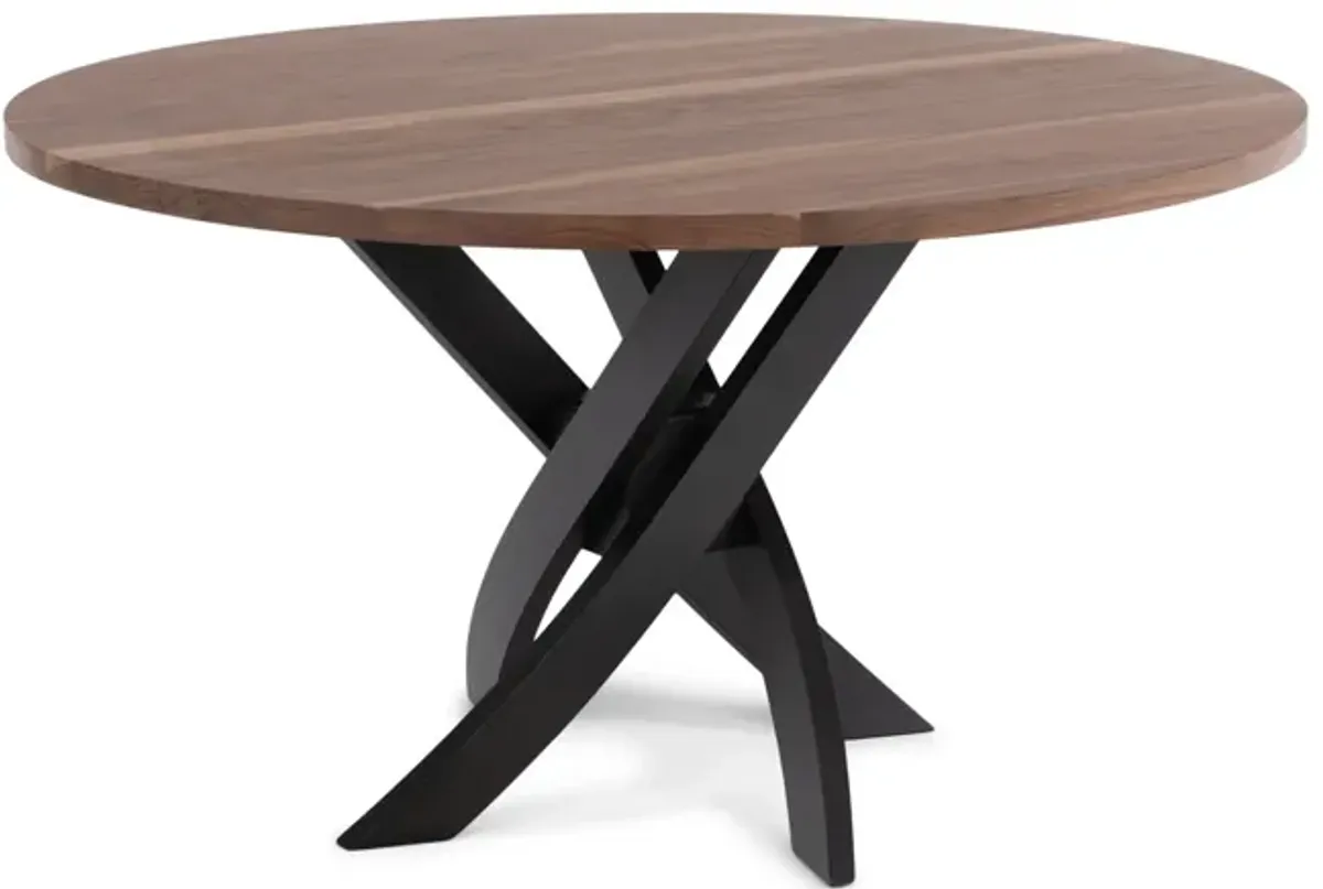 Le Noyer 54  Round Walnut Table