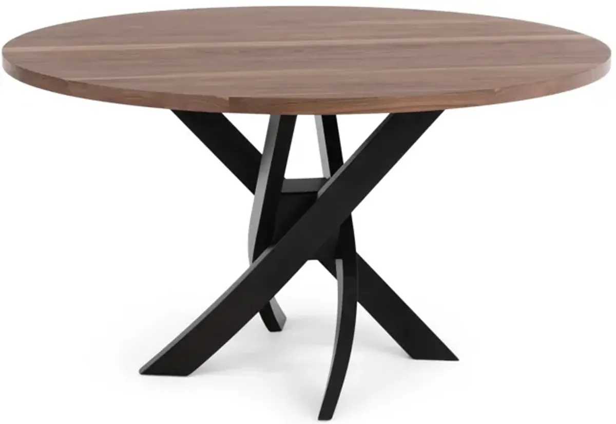 Le Noyer 54  Round Walnut Table