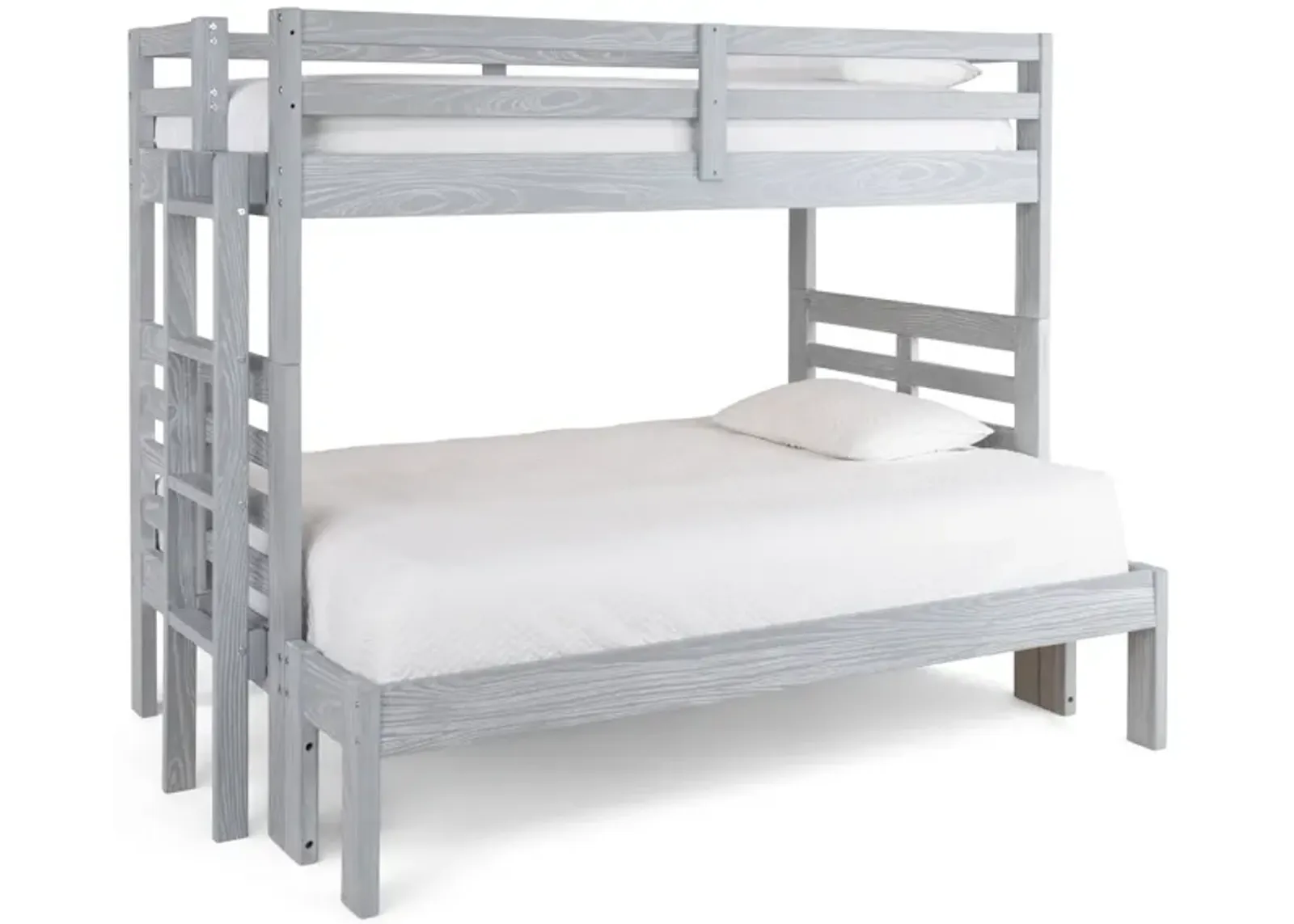 Skyler Twin Full Bunk With Ladder - Aspen Grey