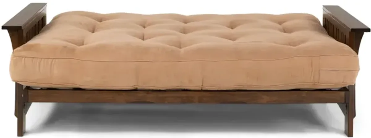 Autumn Full Futon Mocha with 10  Mocha Futon Mattress