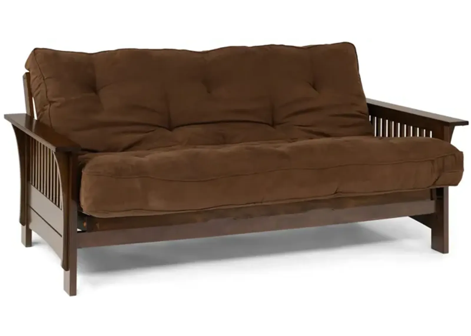 Autumn Full Futon With 10  Dark Brown Futon Mattress