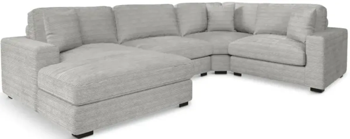 Amora 4 Piece Modular Sectional with Left Chaise