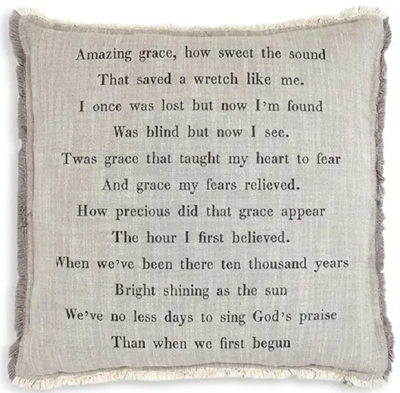 Amazing Grace Euro Pillow