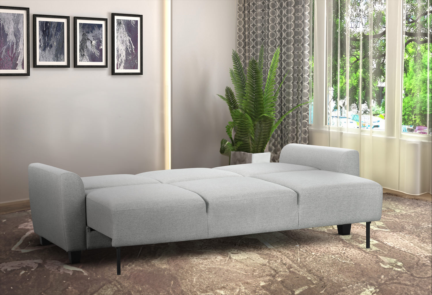 Rockwell Convertible Sofa Sleeper - Dove